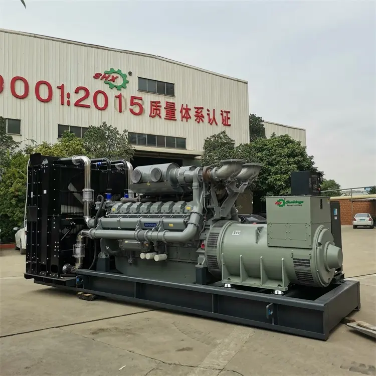 Factory Price 2000kva 1600kw High Power Emergency Silent Power Generation Diesel Generator Set For Industrial Construction