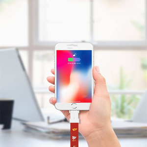 สายชาร์จ USB C แบบ 3 in 1 สำหรับโทรศัพท์มือถือ พาวเวอร์แบงค์ และใช้ในรถยนต์ สายไนลอนแบบ Type-C/Micro USB พร้อมสายคล้องคอแบบมีไม้บรรทัด - Product Image 2