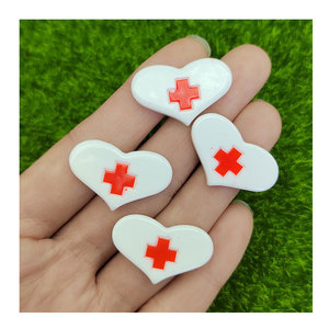 Nouveau 100 Pcs/Lot ensemble d'allaitement résine Flatback Cabochons mignon thermomètre pansement coeur artisanat <span class=keywords><strong>pour</strong></span> Scrapbooking coque de téléphone décor - Product Image 6
