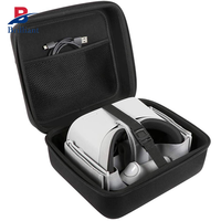 Mallette de rangement pour lunettes VR brillantes pour Oculus Quest 2 Machine tout-en-un lunettes VR boîte d'emballage dure EVA portable