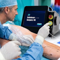 Dispositif d'ablation laser pour le traitement des varices endoveineuses par EVLT 980+1470nm, à intervention minimalement invasive