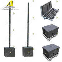 Haut-parleur de réunion à colonne KA KA162 Système audio à colonne actif de 2 pouces KA15A Basse active simple 15 "KA12A Mini basse 12"