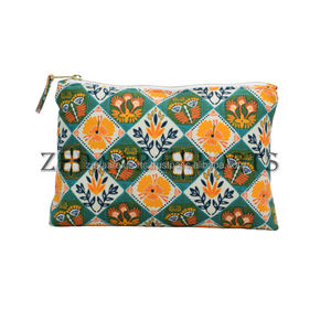 Bolsa personalizable de lino con cremallera Bolsa de almacenamiento de bolsos de gran capacidad ecológica para la vida informal diaria con bajo MOQ - Product Image 3