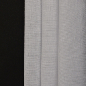 Entretela Fusible Blanca y Negra para Camisas, Entretela Tejida de Algodón y Poliéster para Tapeta de Camisa - Product Image 3