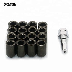 Bánh Xe màu đỏ Hạt Hình Lục Giác Bên Trong M12x1.5, 32mm Bánh Xe Màu Đỏ Ổ Khóa <span class=keywords><strong>Lug</strong></span> <span class=keywords><strong>Nuts</strong></span> - Product Image 4