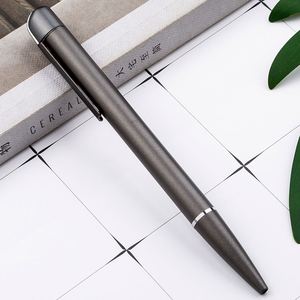 Stylos à bille métalliques personnalisés à encre noire, pointe moyenne, largeur d'écriture 1,0 mm - Product Image 3