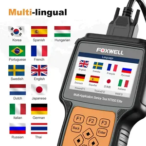 Precio de fábrica <span class=keywords><strong>FOXWELL</strong></span> NT650 Elite OBD2 lector de código Elite herramienta de diagnóstico automotriz ABS Airbag SAS EPB aceite DPF 26 características de reinicio - Product Image 5