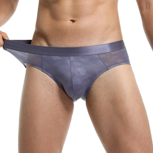 Calzoncillos sexys para <span class=keywords><strong>hombre</strong></span> en forma de corazón, finos, de rayón, transpirables, de doble capa, con forma de U convexa, para uso diario - Product Image 1