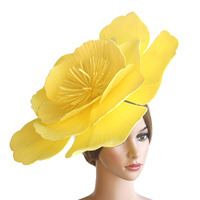 Vente en gros, Meilleure vente : Fascinator en mousse à fleurs surdimensionné, accessoire de cheveux pour femmes pour le Derby, le Carnaval et les fêtes