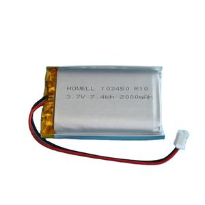 Аккумуляторная литий-полимерная литий-ионная 103450 3,7 В 1800 мАч, 2000 мАч - Product Image 5