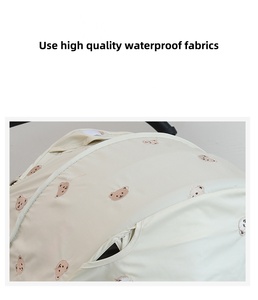 Customized Baby <strong>Stroller</strong> Rain Cover 99% UPF Protection Waterproof Polyester Black/<strong>Beige</strong> Fits 81x43x46cm/31x16x18in <strong>Strollers</strong> - Product Image 2