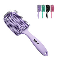 Brosse à cheveux creuse peignes de Massage du cuir chevelu démêlant de coiffure outil de démêlage à séchage rapide pour cheveux bouclés secs et humides