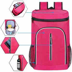 Portable Waterproof Lunch Backpack for Work Travel <b>Beach</b> Camping Hiking Insulated Leakproof Cooler <b>Bag</b> - Product Image 2
