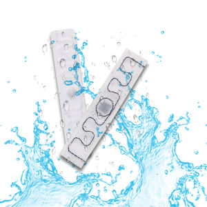 860-960MHz yüksek sıcaklığa dayanıklı isı demir RFID UHF uzun okuma pasif çamaşır etiket yıkanabilir dokuma kumaş RFID etiketi - Product Image 1