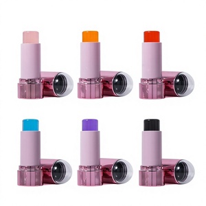บลัชออนเนื้อลิควิดแบบแท่ง สีชัด เมทัลลิก แต่งหน้าสำหรับใบหน้า บรรจุภัณฑ์ทรงกระบอก ฝาสีสันสดใส - Product Image 3