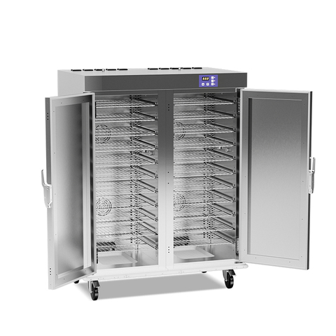 Double Temperature in One Machine Hotel Restaurant Kitchen Equipment Heated Holding Electric Cabinet Food Warmer With Two Doors