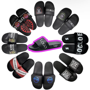 최신 유행 오픈 토 핑크 슬라이드 샌들 사용자 정의 빈 로고 좋은 비치 슬리퍼 봄에 여성을위한 - Product Image 1