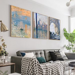 Tùy chỉnh thiết kế đóng khung nghệ thuật Claude Monet sơn dầu bức tranh nóng bằng số hình ảnh nghệ thuật - Product Image 4