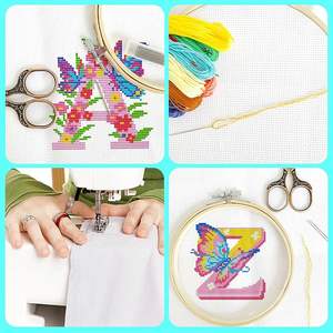 Algodão puro <span class=keywords><strong>Aida</strong></span> Pano Grande Tamanho 14 Contagem, Tecido Branco Cross Stitch - Product Image 5