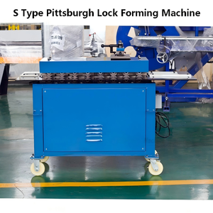 5-in-1 Pittsburgh Lock Forming Machine for Galvanized Steel HVAC Ductwork Opt <b>Large</b> Module Gears And Diameter <b>Roller</b> Wheels - Product Image 4