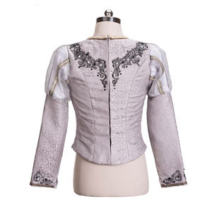 Túnica de <span class=keywords><strong>Bailarina</strong></span> con Mangas Largas Abullonadas, Hecha a Medida, Variación Masculina del <span class=keywords><strong>Cascanueces</strong></span>, Disfraces de Ballet para Hombre - Product Image 5