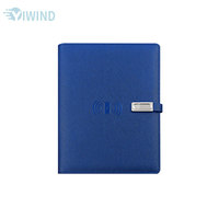 Carnet de notes personnalisé avec logo LED lumineux, batterie externe et USB, coffret cadeau d'entreprise, chargeur sans fil 8000 mAh