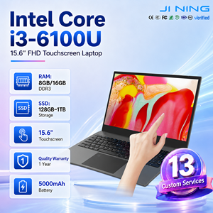 Ordinateur portable 15,6 pouces FHD IPS à écran tactile, Intel 6e génération i3 <span class=keywords><strong>6100U</strong></span>, 8 Go/16 Go de RAM DDR3, SSD de 128 Go à 1 To, déverrouillage par empreinte digitale, OEM personnalisé - Product Image 1