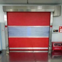 Puerta Rápida Automática de Alta Velocidad con Acabado Industrial Estándar ISO para Cuarto Limpio
