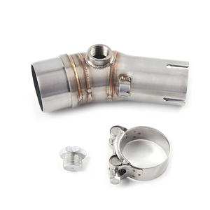 Tubo de Enlace Medio para Silenciador de Escape para <span class=keywords><strong>Kawasaki</strong></span> <span class=keywords><strong>ER6N</strong></span>/ER6F 12-16 Ninja 650R <span class=keywords><strong>Z650</strong></span> 17-19 Versys 650, Nuevo en Caja - Product Image 2