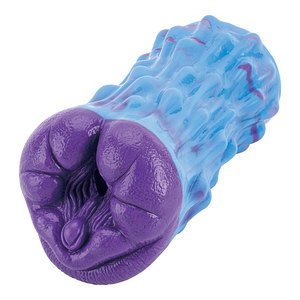 Mannelijke masturbatoren dubbele kanaal realistische dieren siliconen masturbatie cup vaginale anale seks pocket pussy speelgoed voor volwassenen - Product Image 1