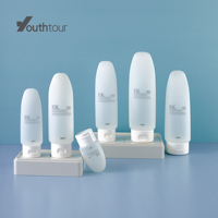 Botella de Plástico PE de Nuevo Diseño EK con Tapa Fácil de Abrir, Impresión Serigráfica, para Protector Solar y Lociones, 30ml-200ml