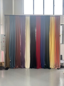 Kit de tuyaux et draperies Tuyau télescopique en aluminium réglable et drapé pour décoration de toile de fond de mariage - Product Image 2