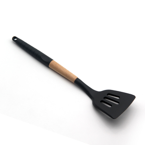 Home <strong>and</strong> <strong>Kitchen</strong> Gadgets <strong>Kitchen</strong> Utensils Non-stick BestHelper Silicone Slotted Turner with <strong>Wooden</strong> Handle <strong>Kitchen</strong> <strong>Accessories</strong> - Product Image 6