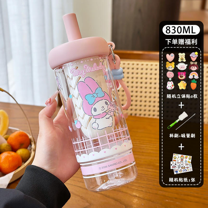 เครื่องมือทำความสะอาดสติกเกอร์ 3D ลายการ์ตูน My Melody สีชมพู