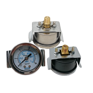 Manomètre de pression à support axial Y 40ZV Y 50ZV Y 60ZV 40mm 50mm 60mm pour compresseur d'air, eau, vide, huile, hydraulique - Product Image 1