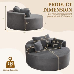 Divano Letto Moderno Convertibile in Tessuto, Multifunzionale per Camera degli Ospiti, Piccoli Appartamenti e Studi - Product Image 6