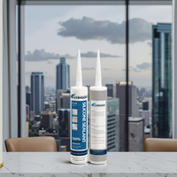 Scellant acrylique neutre résistant aux intempéries SJ-168, ignifuge, imperméable, transparent comme du cristal, certifié ISO9001 pour adhésifs et mastics
