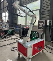 New Design Industrial 6 Axis Collaborative Welding Robot with PLC Control Moving Cart Easy Use High Quality Factory Price