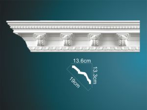 Hiện đại Châu Âu nội thất góc đúc không thấm nước PU bọt Đồng bằng <span class=keywords><strong>polyurethane</strong></span> Pop <span class=keywords><strong>cornice</strong></span> khung cho khách sạn trang trí nội thất - Product Image 2