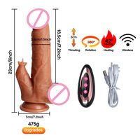 Großhandel Fabrik Drahtloser Ferngesteuerter Heiz-Dildo 9 Zoll Realistisch für Frauen Erwachsenen-Sexspielzeug OEM ODM