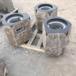 Colonne <span class=keywords><strong>de</strong></span> cheminée extérieure en <span class=keywords><strong>pierre</strong></span> naturelle moderne, en basalte, écologique et durable, pour jardin et hôtel - Product Image 2