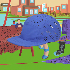 Gorra de Running de 5 Paneles de Nailon de Moda 2026, con Corte Láser Perforado, Logotipo de Alto Rendimiento, Transpirable, Impermeable, para Verano, Aire Libre y Camping - Product Image 2