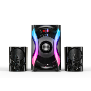 <span class=keywords><strong>New</strong></span> rạp hát tại nhà 2.1 kênh 3 loa hệ thống với LED // SD/USB gỗ & vật liệu nhựa - Product Image 1