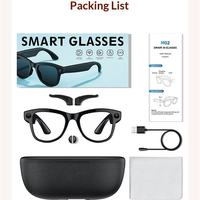 Gafas Inteligentes M02 con IA, ChatGPT, Cámara, Traducción, Estuche de Carga, Transferencia WIFI, Llamadas de Voz BT, Grabación de Video, Gafas de Sol