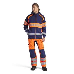 BLAKLADER - 355211588953XXXL <b>Hi</b>-<b>Vis</b> <b>Hoodie</b> Navy blue/Orange - EAN 7330509831083 <b>HI</b>-<b>VIS</b> WORKWEAR - Product Image 3
