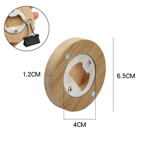 스테인리스 스틸 휴대용 맞춤형 로고 냉장고 자석 맥주병 & 캔 오프너 - Product Image 6
