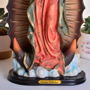 Figura Religiosa <span class=keywords><strong>Virgen</strong></span> <span class=keywords><strong>de</strong></span> <span class=keywords><strong>Guadalupe</strong></span>, Nuestra Señora <span class=keywords><strong>de</strong></span> México en Resina, Se Acepta Diseño OEM - Product Image 5