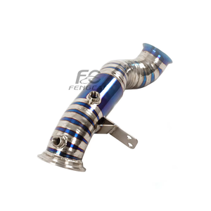 ท่อไอเสียแบบตรงทำจากไทเทเนียมอัลลอยน้ำหนักเบา OEM สำหรับ Mercedes-Benz C250 1.5T 2.0T W205 ปี <span class=keywords><strong>2014</strong></span>-2020 ช่วยลดอาการเทอร์โบแล็ก - Product Image 6