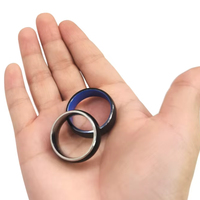 Cincin Pintar RFID T5577 Dual Chip Jangkauan Jauh Tahan Air NFC LF+HF 125kHz 13.56MHz Tag213 untuk Pembayaran, Hotel, dan Kartu Bisnis