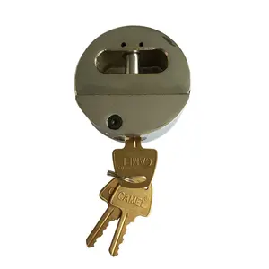 隐藏的扣环可回收实心钢 Puck 挂锁